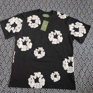 Denim Tears Hip Hop Unisex Short Sleeve T-Shirt